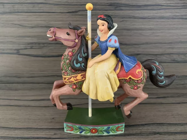 Jim Shore Disney Traditions Snow White ‘Princess Of Innocence’ Carousel Figure