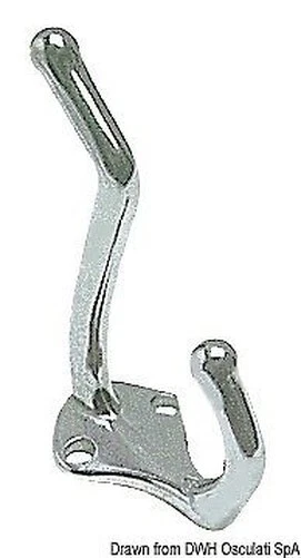 Porte-Manteaux Inoxydable 40x26x70 MM Marque Osculati 38.031.31