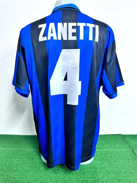 MAGLIA INTER ZANETTI Match Worn Indossata Shirt Jersey Camiseta