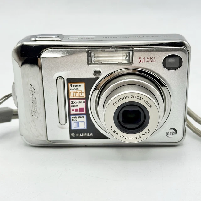 FUJIFILM FINEPIX A500 5.1MP Compact Digital Camera Silver