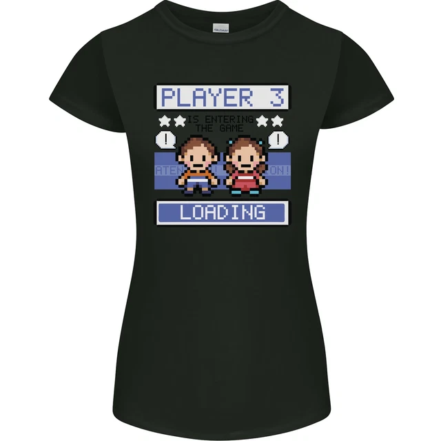 T-shirt donna Petite Cut Baby Pregnancy Expecting Dad Mum to Be