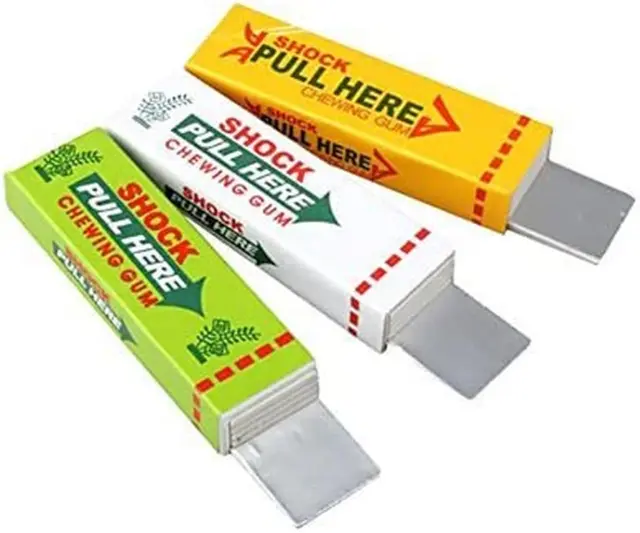 Electric Shock Joke Chewing Gum Shocking Toy Gift Gadget Prank Trick Gag Funny