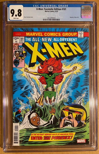 X-Men 101 Cgc 9.8! Facsimile Edition! (2023) Phoenix.