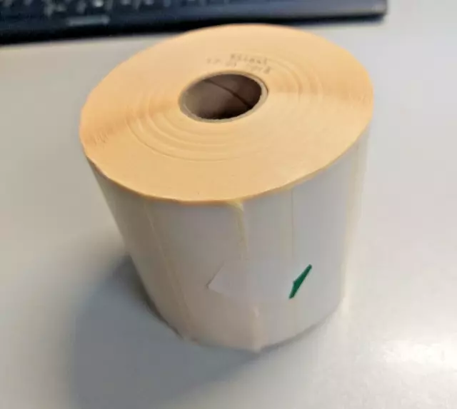 Thermotransfer Haftetiketten auf Rolle 80x23 mm 2000 Stück