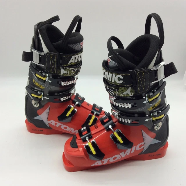 ATOMIC MENS MONDO 25.5 Redster Wc 130 Race Ski Boots Red Black Rrp £450 C  EUR 132,10 PicClick IT
