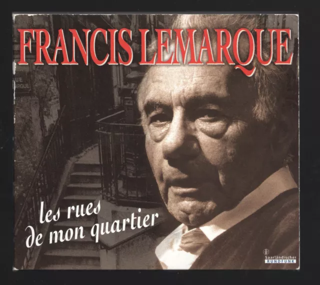 CD ★ Francis Lemarque Les rues de mon quartier ★ Album Digipack 1997 Flarenasch