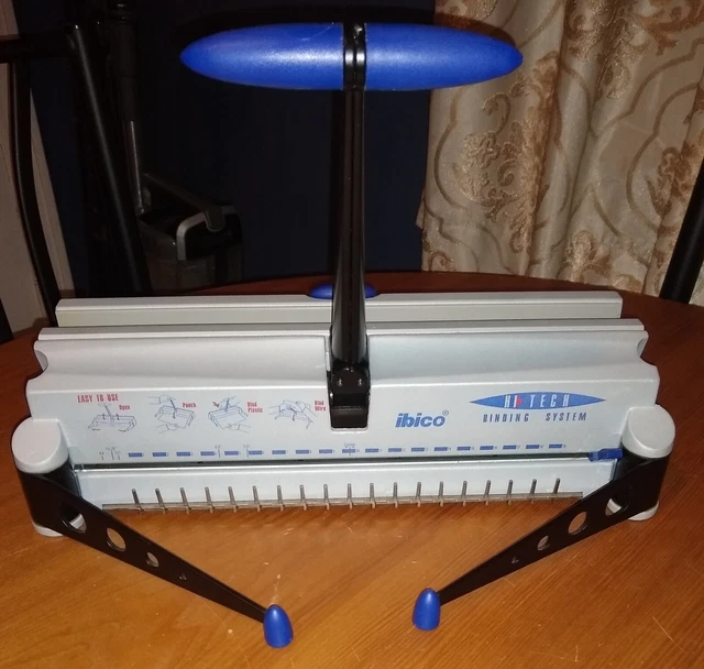 IBICO HITECH BINDING System 19 Comb Punch Plastic Wire Machine combo