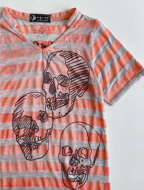 Hysteric Glamour x Andy Warhol Striped Skull Dress Size S Made In Japan Hysteric Glamour x Andy Warhol Striped Skull Dress Size S Made In Japan
