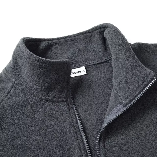 Mens Extra Thick Warm Fleece Heavy Duty Work Jacket Padded Anti Pill Winter 5