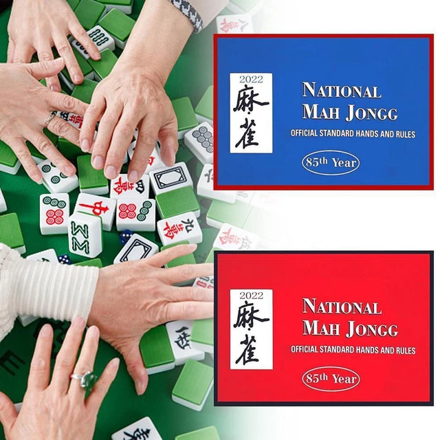 Confezione Da 4 Porta Carte Mah Jongg In PVC Antiriflesso Per Carta Americana 2025 Grandi Dimensioni