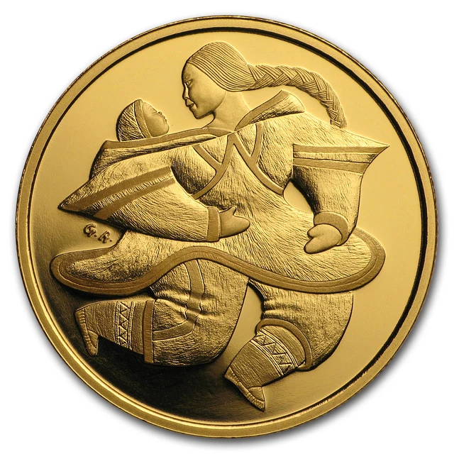 2000 Canada 1/2 oz Proof Gold $200 Motherhood - SKU#57964