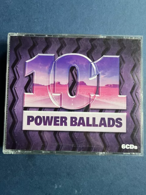 101 Power Ballads Used Compilation Cd Soft Rock Metal Pop 70s 80s 90s 00s