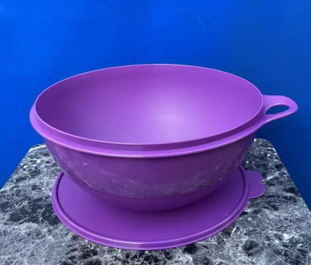 https://www.picclickimg.com/6~8AAOSwi7Nlc67q/Tupperware-Thatsa-Bowl-32Cup-76L-Purple-w-white.webp