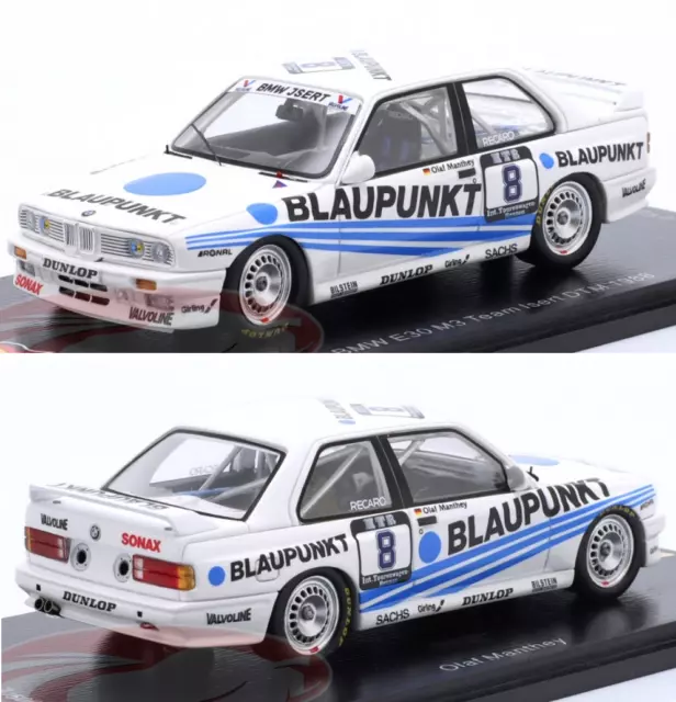 1/43 SPARK BMW E30 M3 #8 Team Isert DTM 1988 Olaf Manthey Edition Limitée SG601