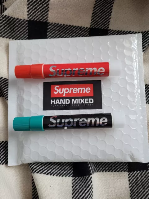Bastoncini di vernice mista Supreme, inutilizzati, coppia, skateboard