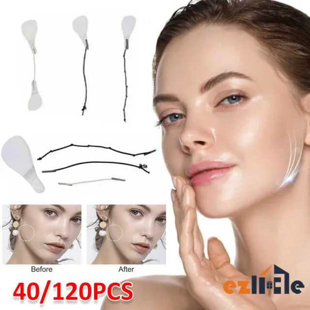 Instant Face Lifting Tape Invisible V-Line Patch Bands Kit Thin Facial Stick AU