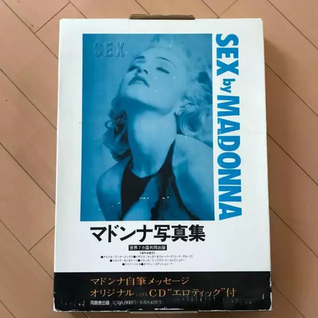 NEAR MINT IN COVER BOX Madonna sex photo picture book W/ CD JAPAN VER 1st print