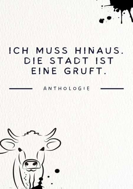 Ich muss hinaus. Die Stadt ist eine Gruft. Anthologie DE Maik Altenburg Buch