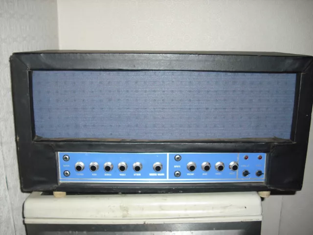 Sola Sound SS100 100w head vintage valve amplifier tube guitar amp vamp Vampower