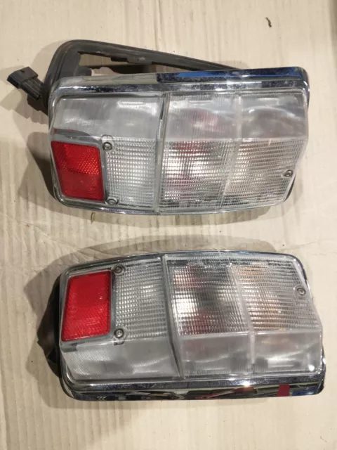 Classic Mini mk4 onwards rear light clusters with clear lenses