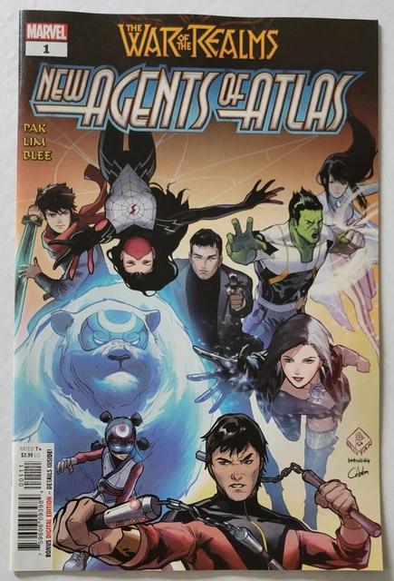 🔥War of the Realms: New Agents of Atlas #1 KEY 1st LUNA MARVEL 2019 NM🔥