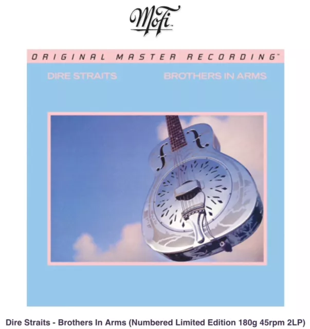 🛃 DUTY FREE 🇬🇧 DIRE STRAITS - BROTHERS IN ARMS Mobile Fidelity 45RPM VINYL 🛒