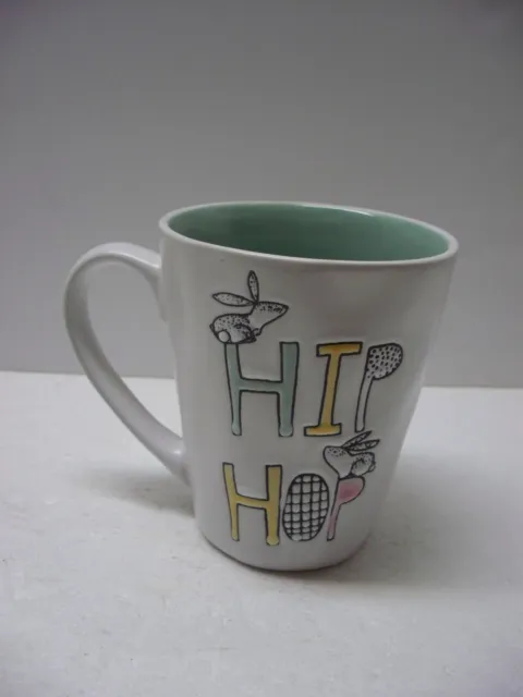 Hip Hop Hippity Hoppity Coffee Mug Cup Bunny Rabbit Spring Easter