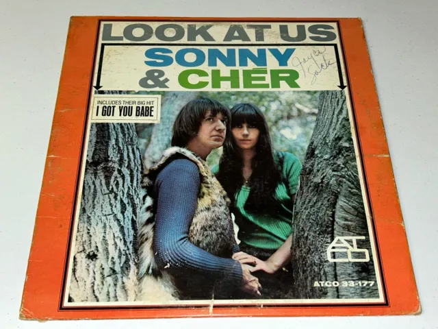 Sonny and Cher Look At Us ATCO 33-177 Record Album Vinyl LP