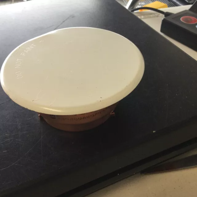 Reliable RASCO Fire Sprinkler White G1 Cover Plate