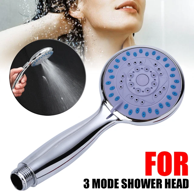 3 Mode Fonction Pommeau Douchette Tête Douche Effet Shower Pluie Salle Bain
