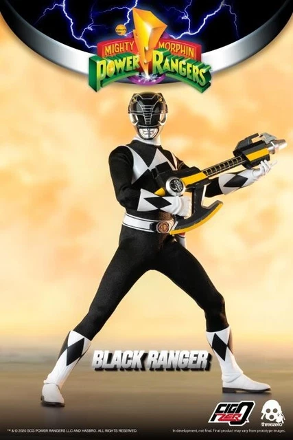 THREEZERO FIGZERO MIGHTY Morphin Power Rangers Black Ranger EUR 176,54 ...