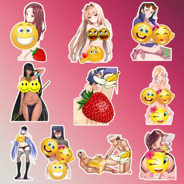 10 pcs  Sexy girls sticker, naked girls, mature content, hot sticker,size 3 inch