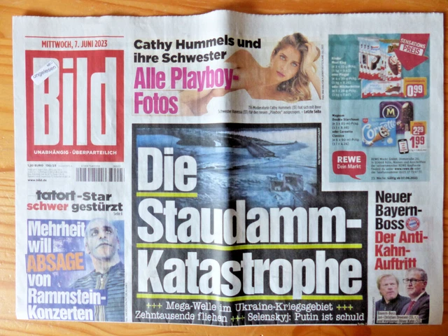 BILD Zeitung Du 6 Novembre 1972 - Cadeau Anniversaire 50-53 Ans - Original Allemand