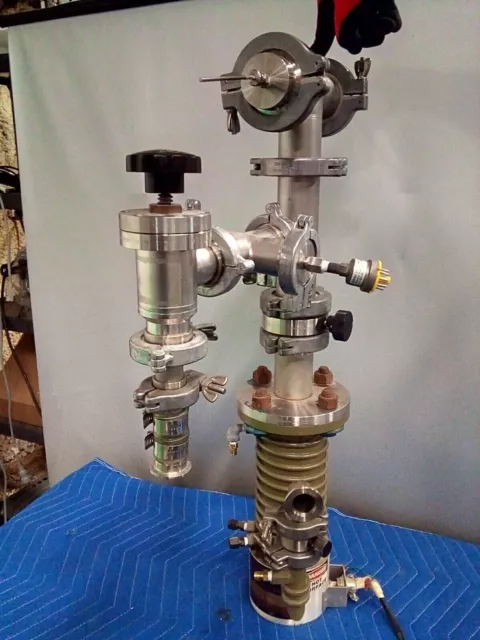 Varian Diffusion Pump w/ MDC MFG Vacuum Chambers 90-24982