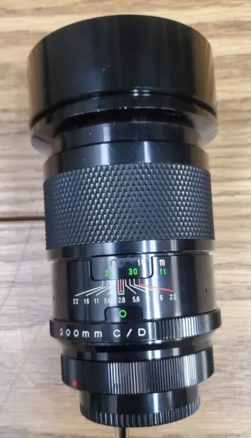 Canon FD 200mm f2.8 Manual Focus Lens