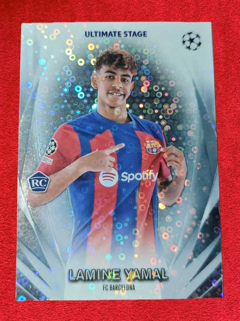 LAMINE YAMAL ROOKIE 2023-24 Topps UEFA Club CHROME ULTIMATE STAGE RC