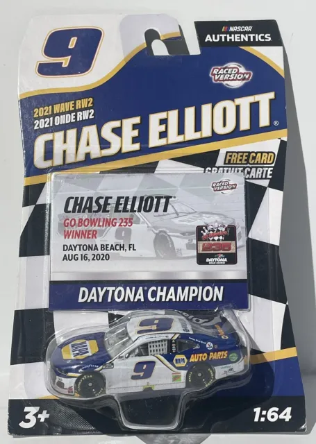 CHASE ELLIOTT #9 NAPA Daytona NASCAR Authentics 2021 Wave RW2 $4.99 ...