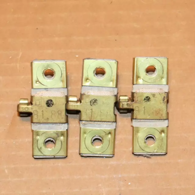 One Lot of 3  Square D  B1.88   Thermal Overload Relay Heater Element Sq D