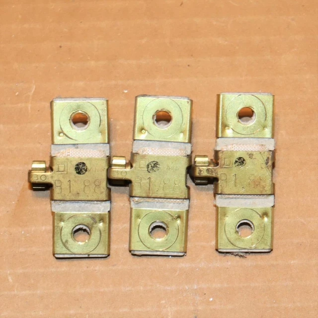 One Lot of 3  Square D  B1.88   Thermal Overload Relay Heater Element Sq D