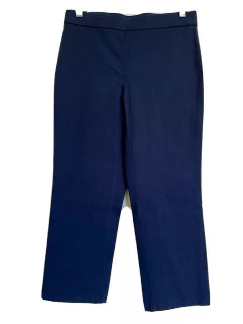 Style & Co. Womens Navy Rayon Blend Pull On Stretch Capri Pants Sz S