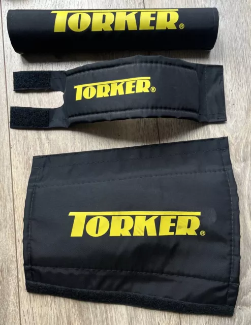 Old School BMX Torker Pads Set Black Yellow