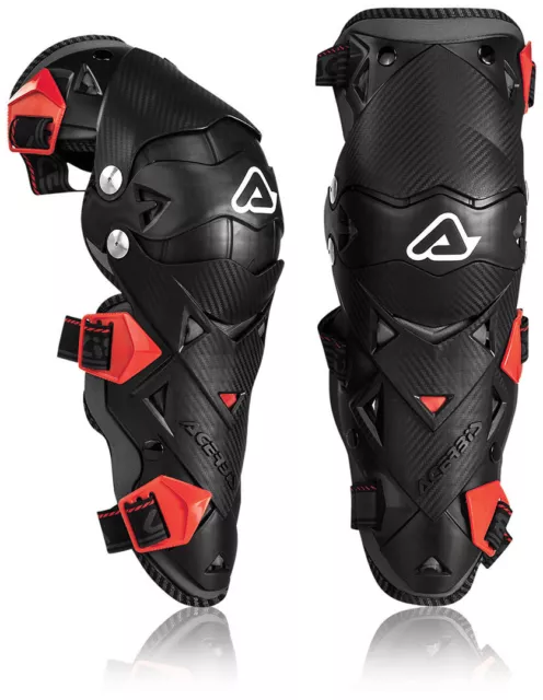 New Adult Acerbis Impact EVO 3.0 Hinged Knee Shin Guards Pads Motocross Enduro