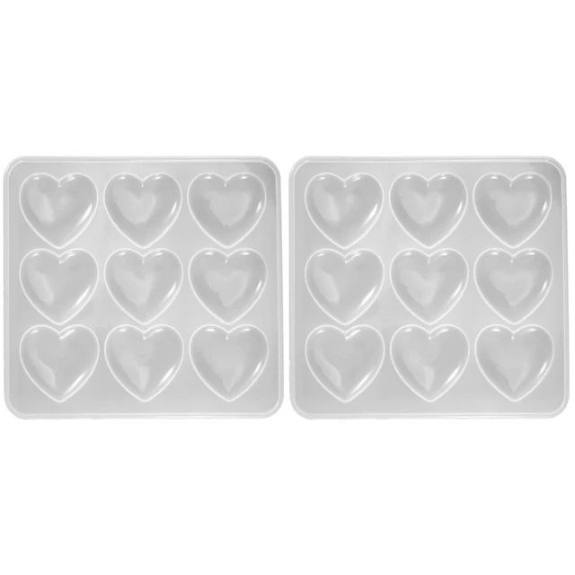 Set 2 Kieselgel Liebe Silikonform Eiswürfelbehälter Aus Herz Backen