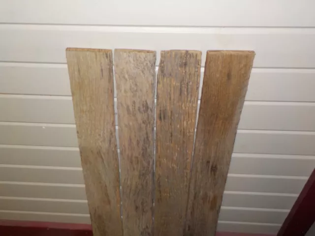 Reclaimed Weathered Wood Old Barn Board Wood Lumber Rustic Decor Crafts #5 3
