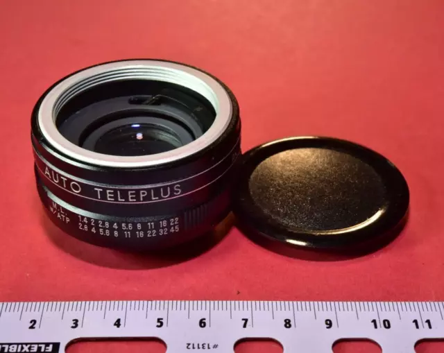 APS M42 MOUNT AUTO TELEPLUS 2x TELECONVERTER - FRONT CAP - unrestored uncleaned