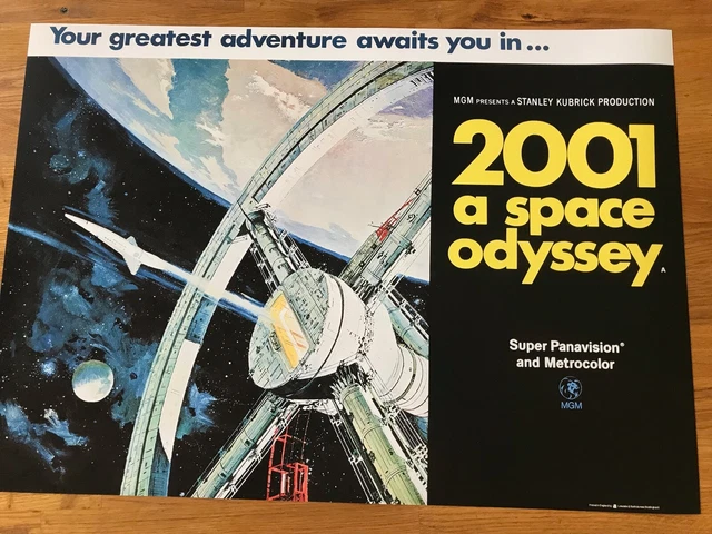 POSTER 2001 A Space Odyssey 42cm x 59.4cm (size A2) EUR 4,66 - PicClick IT