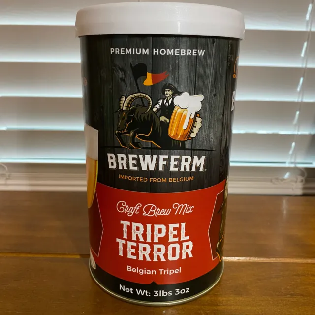 1 lata Brewferm Belgian Tripel Terror Buckriders mezcla cerveza artesanal