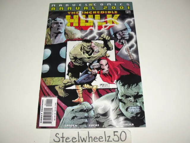 Incredible Hulk Annual #2001 Comic Marvel 2nd Series Vs Thor Erik Larsen Lucas