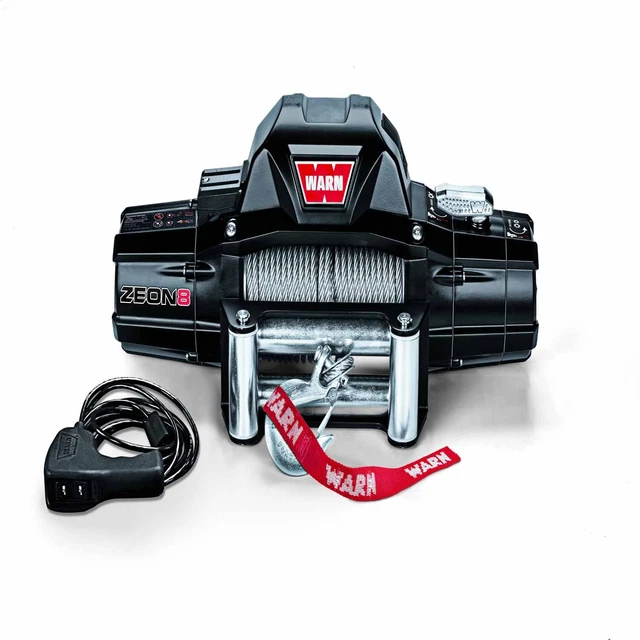 Warn ZEON 8 8000LB WINCH: 12 Volt 8000 LB Cap 100 Ft Wire Rope 88980