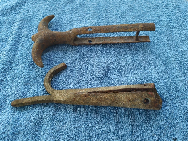 Lots De Deux Leviers De Frein Vintage Pour Vélo De Course – Métal Chromé, Occasion